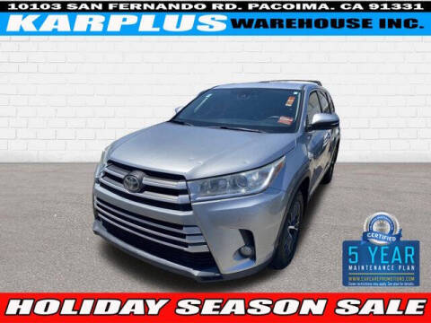 2017 Toyota Highlander for sale at Karplus Warehouse in Pacoima CA