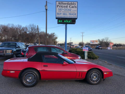 1986 Chevrolet Corvette for sale at AFFORDABLY PRICED CARS LLC in Mountain Home ID