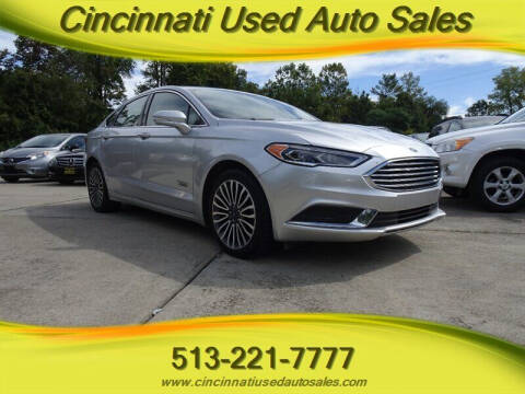 2018 Ford Fusion Energi for sale at Cincinnati Used Auto Sales in Cincinnati OH