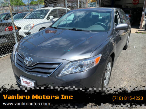 2010 Toyota Camry for sale at Vanbro Motors Inc in Staten Island NY