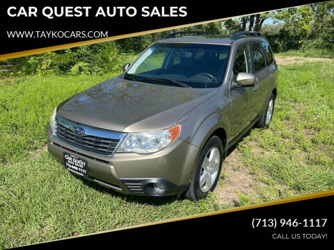 2009 Subaru Forester for sale at CAR QUEST AUTO SALES in Houston TX