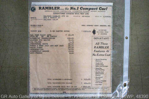 1960 AMC Rambler Six