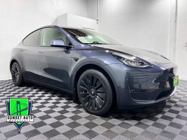 2021 Tesla Model Y for sale at Sunset Auto Wholesale in Tacoma WA