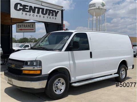 2022 Chevrolet Express for sale at CENTURY TRUCKS & VANS in Grand Prairie TX