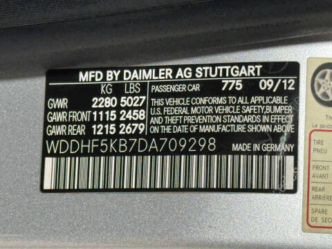 2013 Mercedes-Benz E-Class