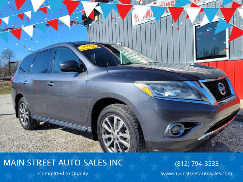 2013 Nissan Pathfinder for sale at MAIN STREET AUTO SALES INC in Austin IN