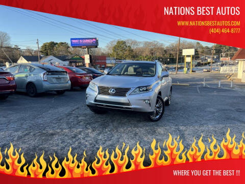 2013 Lexus RX 450h for sale at Nations Best Autos in Decatur GA