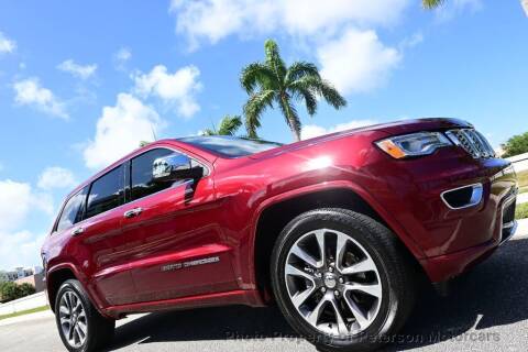 2018 Jeep Grand Cherokee for sale at MOTORCARS in West Palm Beach FL