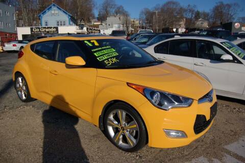 2017 Hyundai Veloster for sale at Park Ave Auto Inc. in Worcester MA