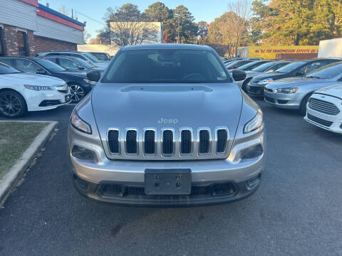 2016 Jeep Cherokee for sale at HW Auto Wholesale in Norfolk VA