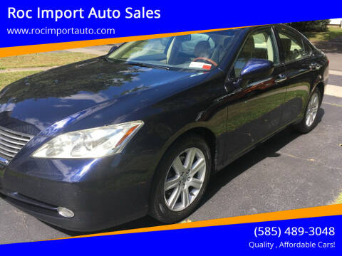 2007 Lexus ES 350 for sale at Roc Import Auto Sales in Rochester NY