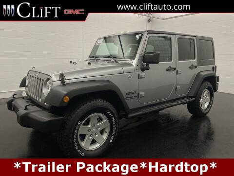 2016 Jeep Wrangler Unlimited for sale at Clift Buick GMC in Adrian MI
