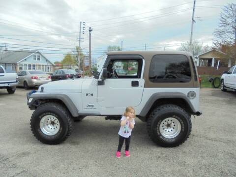 2003 Jeep Wrangler for sale at B & G AUTO SALES in Uniontown PA