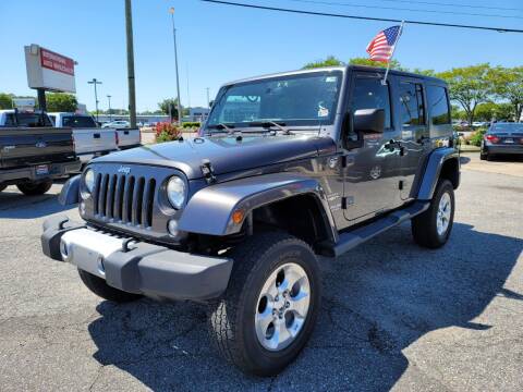 2014 Jeep Wrangler Unlimited for sale at International Auto Wholesalers in Virginia Beach VA