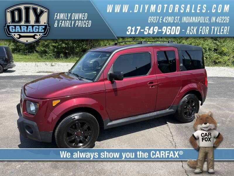 2007 Honda Element for sale at DIY Garage in Indianapolis IN