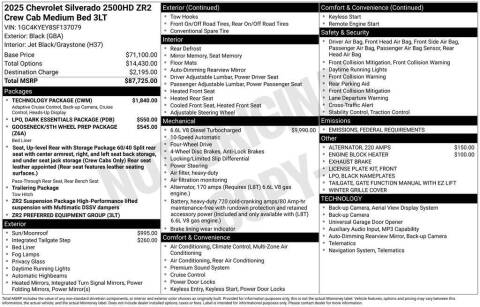 2025 Chevrolet Silverado 2500HD ZR2