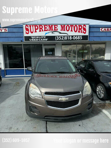 2010 Chevrolet Equinox for sale at Supreme Motors in Leesburg FL