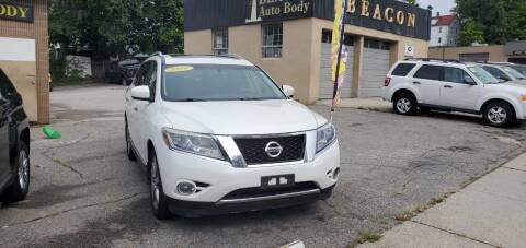 2016 Nissan Pathfinder for sale at Beacon Auto Sales Inc in Worcester MA