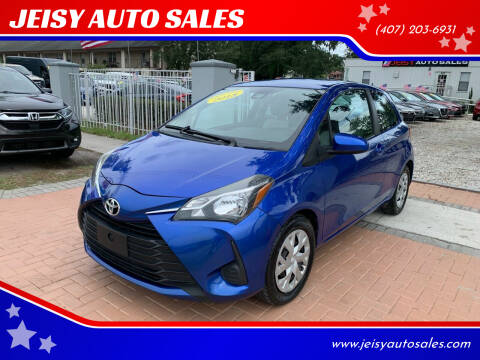2018 Toyota Yaris for sale at JEISY AUTO SALES in Orlando FL