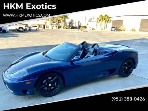 2001 Ferrari 360 Spider for sale at HKM Exotics in Corona CA