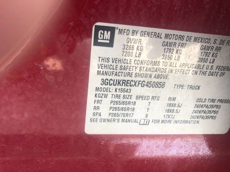 2015 Chevrolet Silverado 1500 LT