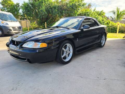 1996 Ford Mustang SVT Cobra for sale at O & J Auto Sales in Royal Palm Beach FL