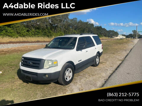 2007 Ford Expedition for sale at A4dable Rides LLC in Haines City FL