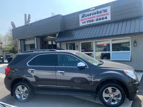 2015 Chevrolet Equinox for sale at Zarate's Auto Sales in Big Bend WI