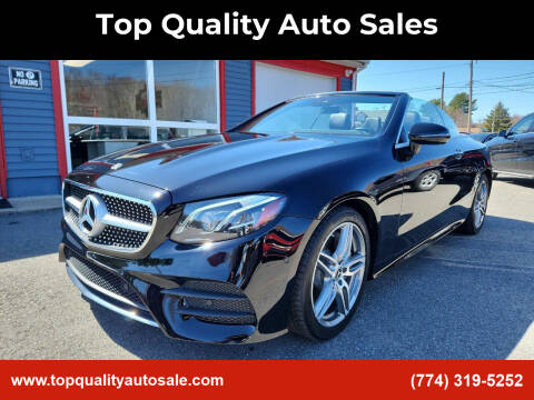 2018 Mercedes-Benz E-Class for sale at Top Quality Auto Sales in Westport MA