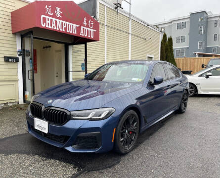 2021 BMW 5 Series for sale at Champion Auto LLC in Quincy MA