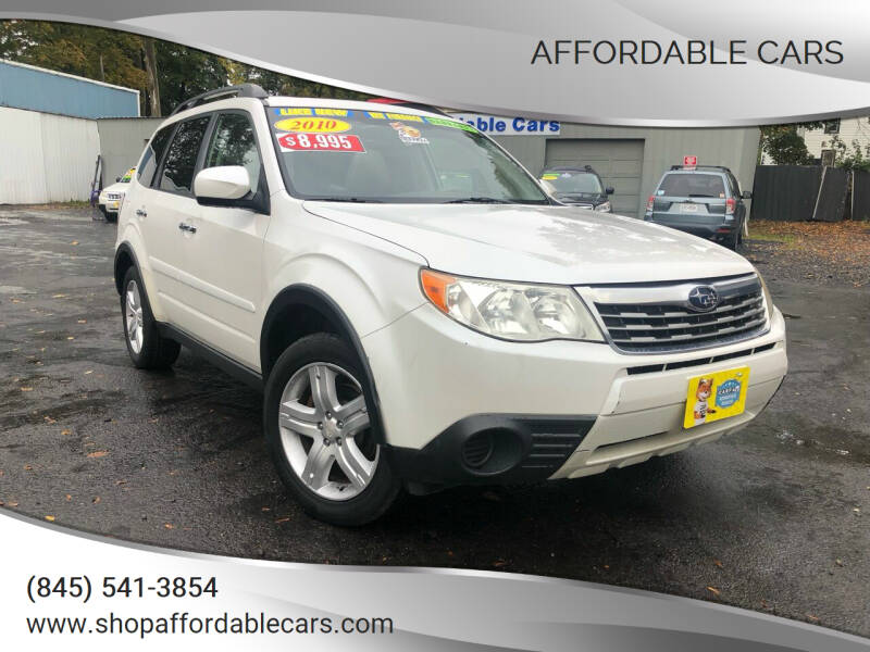 2010 Subaru Forester for sale at Affordable Cars in Kingston NY