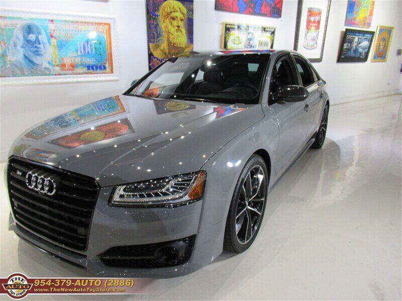 2017 Audi S8 plus for sale at The New Auto Toy Store in Fort Lauderdale FL