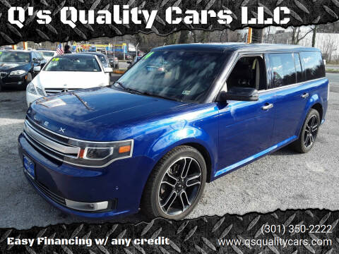 2014 Ford Flex for sale at Q's Quality Cars LLC in Capitol Heights MD