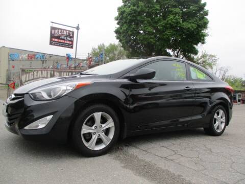 2013 Hyundai Elantra Coupe for sale at Vigeants Auto Sales Inc in Lowell MA