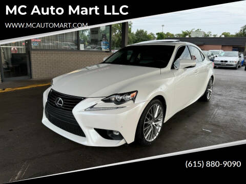 2016 Lexus IS 200t for sale at MC Auto Mart LLC in Hermitage TN