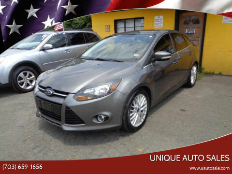 2014 Ford Focus for sale at Unique Auto Sales in Marshall VA