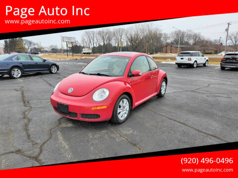 2009 Volkswagen New Beetle for sale at Page Auto Inc in Green Bay WI