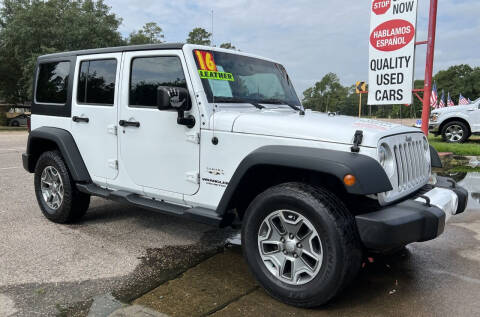 2016 Jeep Wrangler Unlimited for sale at VSA MotorCars in Cypress TX