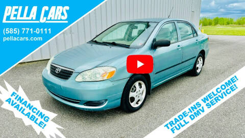 2006 Toyota Corolla for sale at Pella Cars LLC in Brockport NY