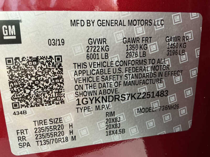 2019 Cadillac XT5 Luxury