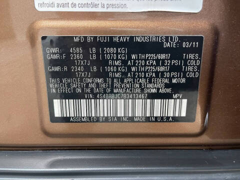 2011 Subaru Outback 2.5i Limited