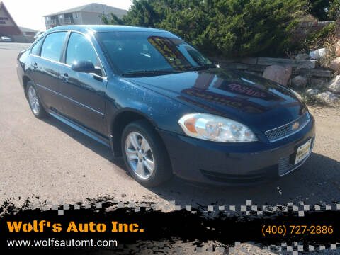 2012 Chevrolet Impala for sale at Wolf's Auto Inc. in Great Falls MT
