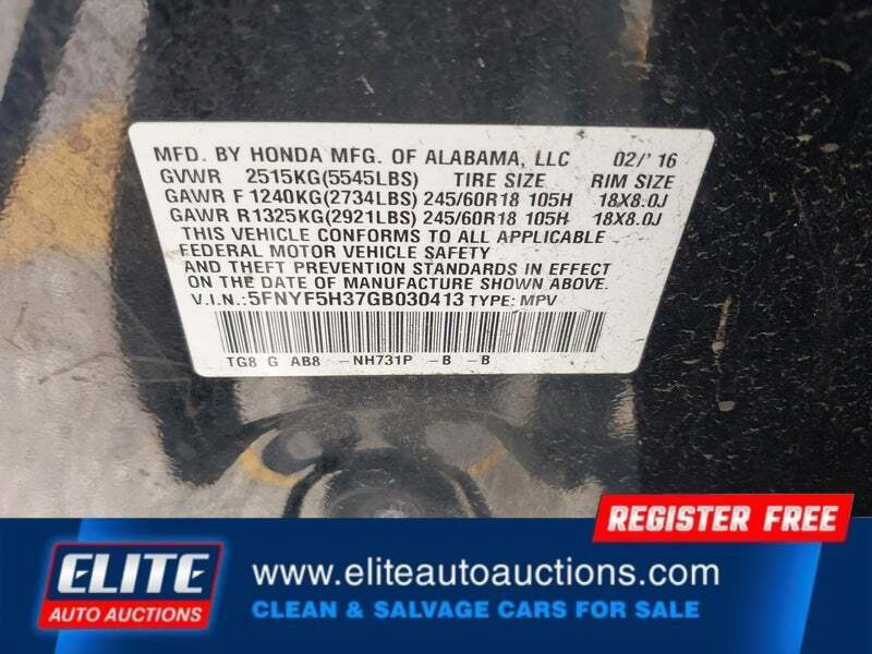 2016 Honda Pilot EX