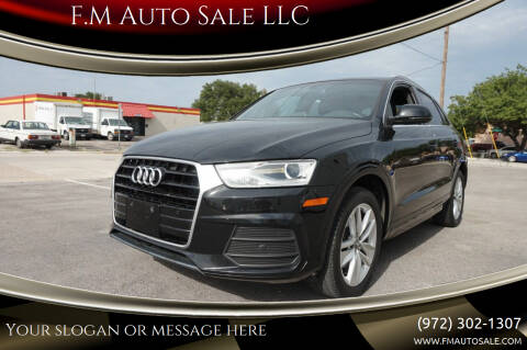 2016 Audi Q3 for sale at F.M Auto Sale LLC in Dallas TX
