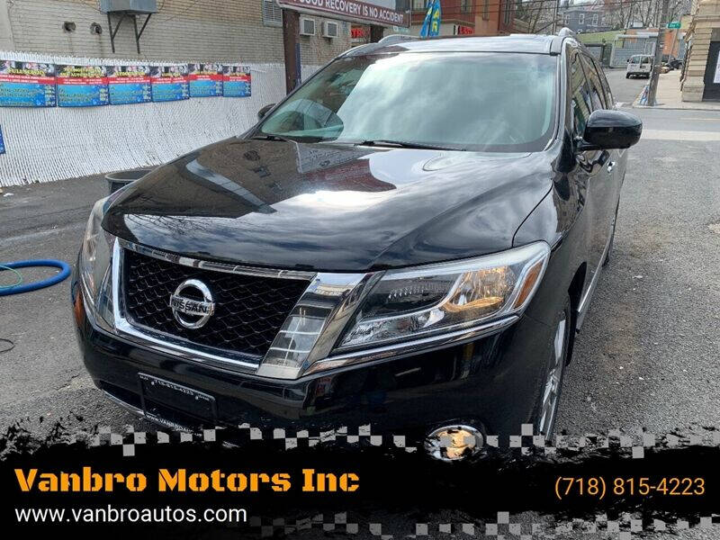 2013 Nissan Pathfinder for sale at Vanbro Motors Inc in Staten Island NY