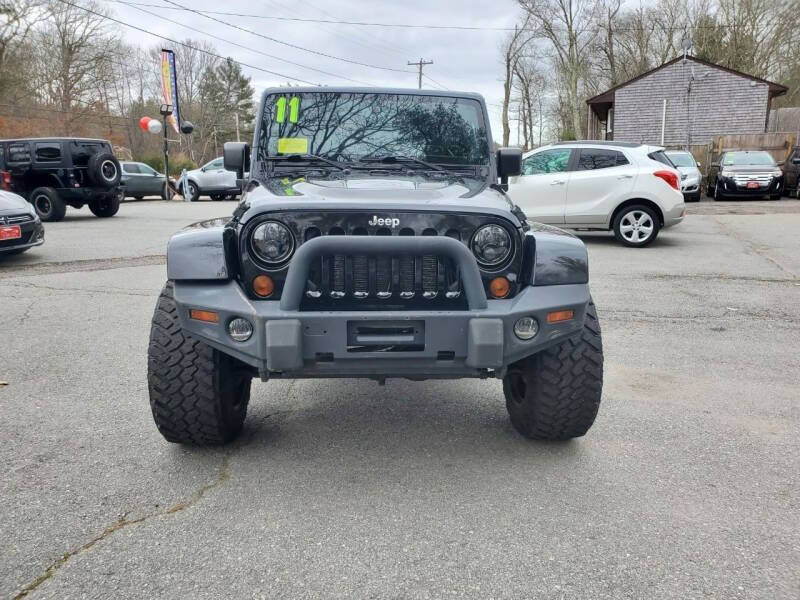 Used 2011 Jeep Wrangler Unlimited 70th Anniversary with VIN 1J4HA7H14BL575977 for sale in Westport, MA