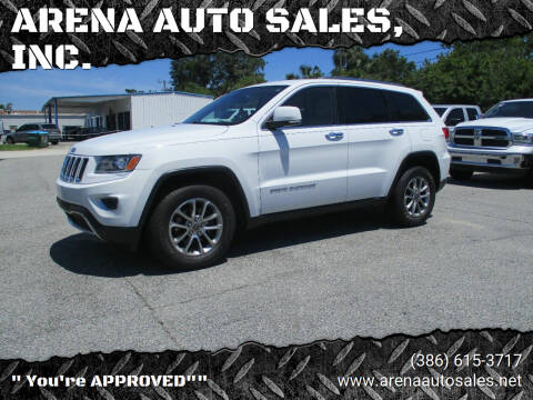 2014 Jeep Grand Cherokee for sale at ARENA AUTO SALES,  INC. in Holly Hill FL