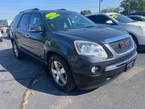 2011 GMC Acadia for sale at Budjet Cars in Michigan City IN