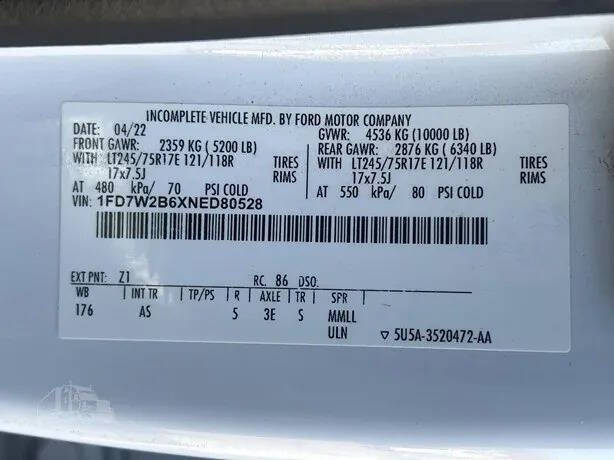 2022 Ford F-250 Super Duty XL