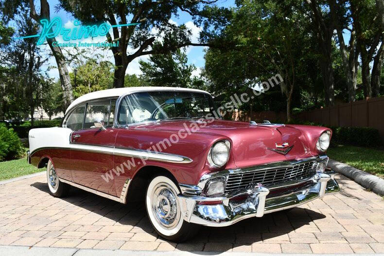 Plum 1956 Chevrolet Bel Air 1
